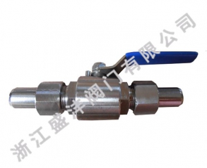 兩片式對(duì)焊加長鍛鋼球閥